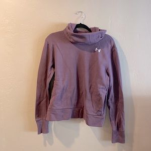 Purple Turtleneck/Hooded Sweatshirt